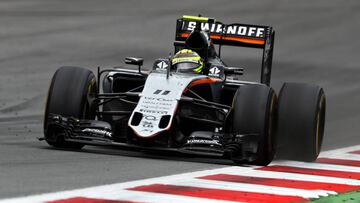 Sergio Pérez en Austria.