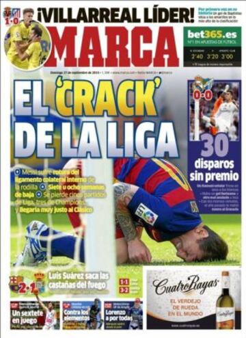 Portadas de la prensa deportiva