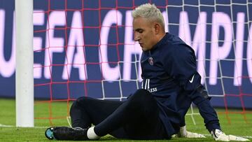 Keylor Navas no completó el partido con PSG por “precaución”