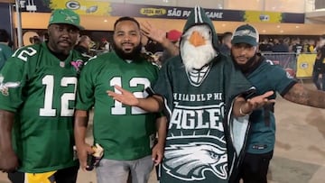 Estas son las predicciones de los fans para el Packers ante Eagles en Brasil