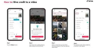 TikTok dejará poner créditos a los que intervienen en los videos