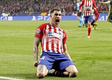 José Giménez, defensa central del Atlético de Madrid 
