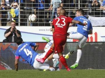 Vidal es protagonista en el duelo entre Bayern Múnich y Darmstadt.