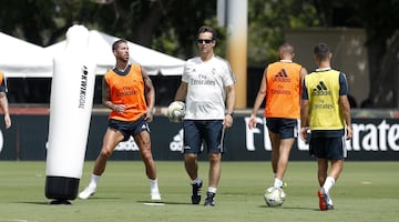 Sergio Ramos y Lopetegui.