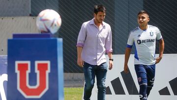 Santiago, 27 de Diciembre de 2022
Presentacion y conferencia de prensa de Nicolas Guerra nuevo refuerzo de Universidad de Chile.
Jonnathan Oyarzun/Photosport