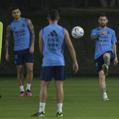 Messi leads Argentina training ahead of World Cup match against Netherlands