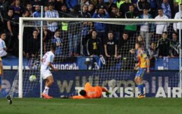 El gol en propia puerta de Kameni ante el Valencia