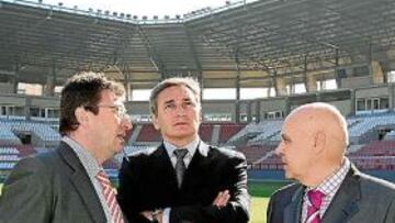 <b>DECIDIDO. </b>Juan Hortelano no piensa en dejar el club riojano en un momento tan delicado.