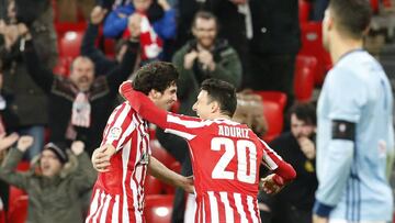 Celta de Díaz y Hernández sufre en la agonía ante Athletic
