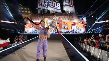 Bianca Belair, en WrestleMania.