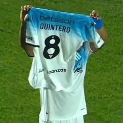 Juanfer Quintero responde al gol que le dedica Roger Martínez