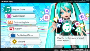 Captura de pantalla - Hatsune Miku: Project Diva Future Tone (PS4)