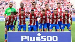 El once del Atl&eacute;tico que se midi&oacute; al Elche.