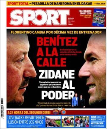 Portadas de la prensa mundial