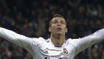 <b>DOBLETE.</b> Dos goles de Cristiano Ronaldo dieron el triunfo al Real Madrid.