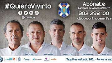 El Tenerife baja el precio de sus abonos entre 10 y 20 euros