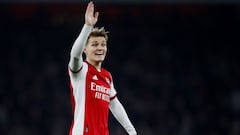 El Arsenal y Odegaard, de dulce