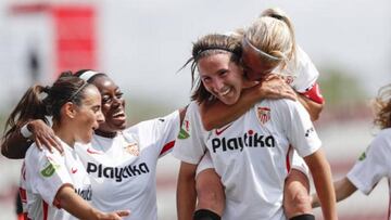 Jugadoras del Sevilla. 