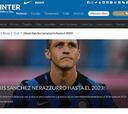 Inter anunció a Alexis hasta 2023 pero luego se arrepintió...