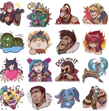 League of Legends estrena sus stickers en Facebook