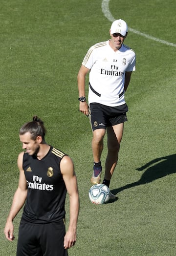 El Real Madrid se entrena antes del estreno en Vigo