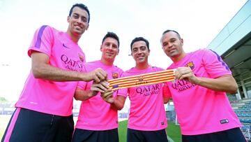 Junto con Sergio Busquets, Lionel Messi y Xavi Hern¨¢ndez lleg¨® a ser uno de los capitanes del Barcelona.
