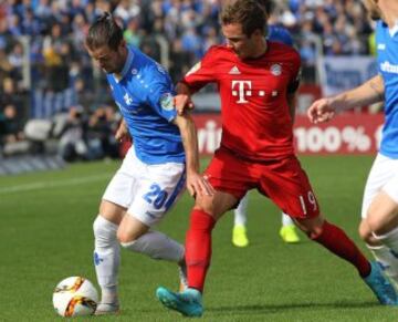 Vidal es protagonista en el duelo entre Bayern Múnich y Darmstadt.