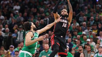 The eighth seeded Miami Heat avoided a collapse in the Eastern Conference Finals with a Game 7 win over the Celtics in Boston to advance to the NBA Finals.