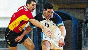 <b>GOLEARON.</B> OCallagham, en el choque frente a la Selección Gallega.