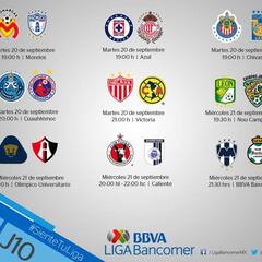 Liga MX confirma los horarios para la jornada doble