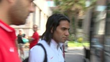 Falcao, concentrado con el M&oacute;naco.