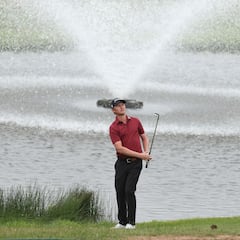 Justin Harding se exhibe en el Cazoo Open de golf