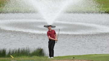 Justin Harding se exhibe en el Cazoo Open de golf