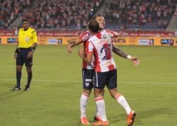 11 de noviembre de 2015
Barranquilla.- Junior y Santa Fe se enfrentaron en el estadio Metropolitano de Barranquilla, en el juego de ida de la final de la Copa Águila 2015. (Colprensa-Jorge Payares)