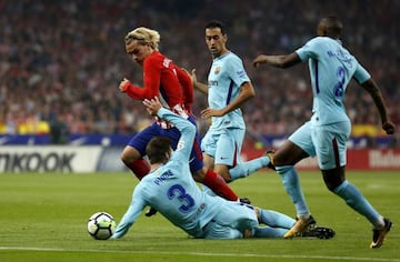 Griezmann contra el Barcelona.