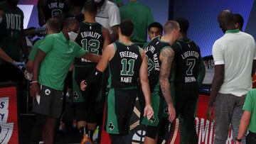 Fractura en los Celtics: gritos y objetos volando en el vestuario