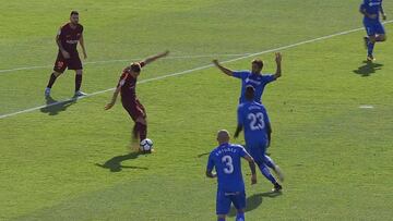 Denis 'se picó' con Shibasaki y le devolvió el golazo al Getafe