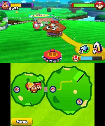 Captura de pantalla - Mario & Luigi: Paper Jam Bros. (3DS)