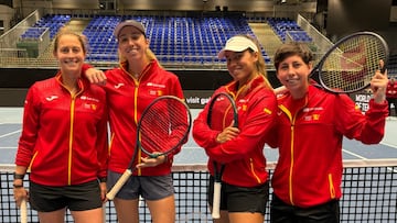 La Selección española ya prepara la Billie Jean King Cup
