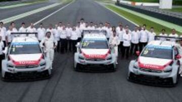 UN GRAN EQUIPO. Citroën llega con mucha fuerza al WTCC. Muller, López y Loeb son sus pilotos.