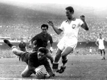 Partido del Mundial de 1950 de la selección española ante Brasil, selección anfitriona, en el que Ramallets se ganó el apodo de el 'Gato de Maracaná'.