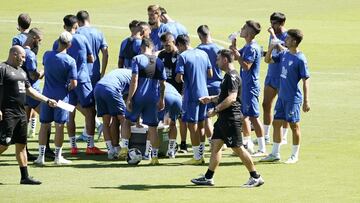 Entrenamiento del sábado a la misma hora del partido. Hará calor.