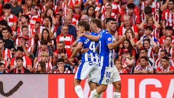 El Alavés ganó en Bilbao.