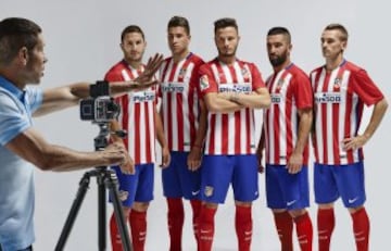 Equipación del Atlético de Madrid para la campaña 2015-2016.