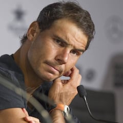 La otitis de Nadal retrasa al miércoles su debut: "Es molesta"