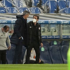 Marcelino: "Estoy orgulloso de la reacción del equipo"