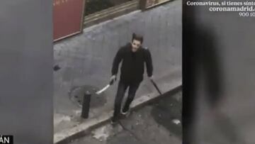 ¡Se salta la cuarentena y con machete en mano atemoriza a todo un barrio!