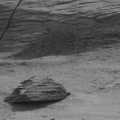 Enigmática imagen del Curiosity: ¿una puerta en Marte?