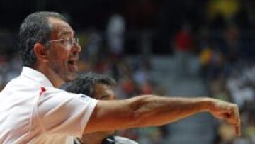 El seleccionador Juan Antonio Orenga.