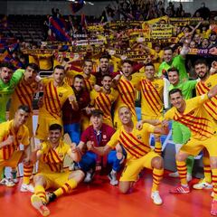 El Barça repite final tras batir al Benfica en un histórico partido